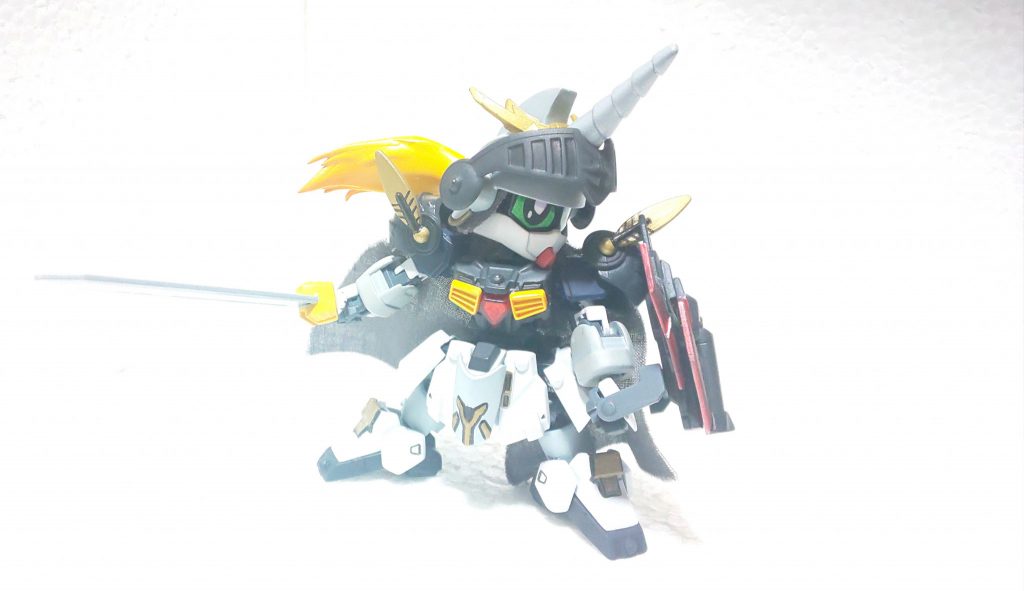 ◯兜皇騎士、ゼータ、黄忠で制作。角はほんの少し小さくしてメスのカブトムシを少し意識。 