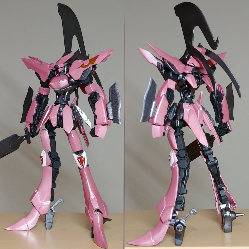 外装はグリムゲルデ、グレイズ改とプラ板、パテで。