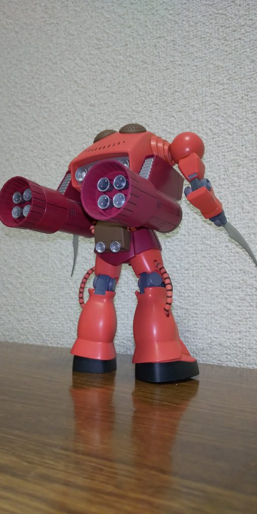 背面。
ランドセルはスカートまでスライドするので、レロのドッキング時は下側に付きます。