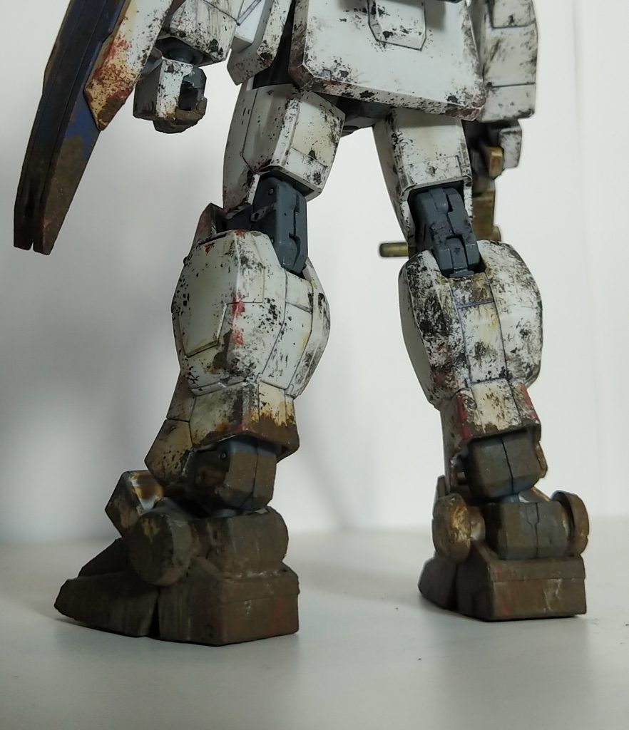 ウェザリングペースト　二種を混ぜて泥表現。簡単で楽しいのでやってみて。