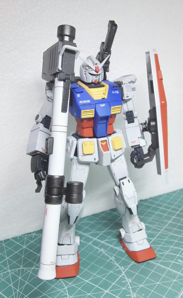 MG オリジン版 ガンダムクリアバージョン改 艶消しにしちゃった(一番くじ A賞)–2枚目/制作者：アミっち！