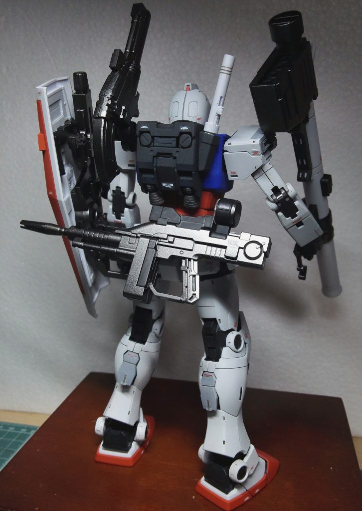 MG オリジン版 ガンダムクリアバージョン改 艶消しにしちゃった(一番くじ A賞)–5枚目/制作者：アミっち！