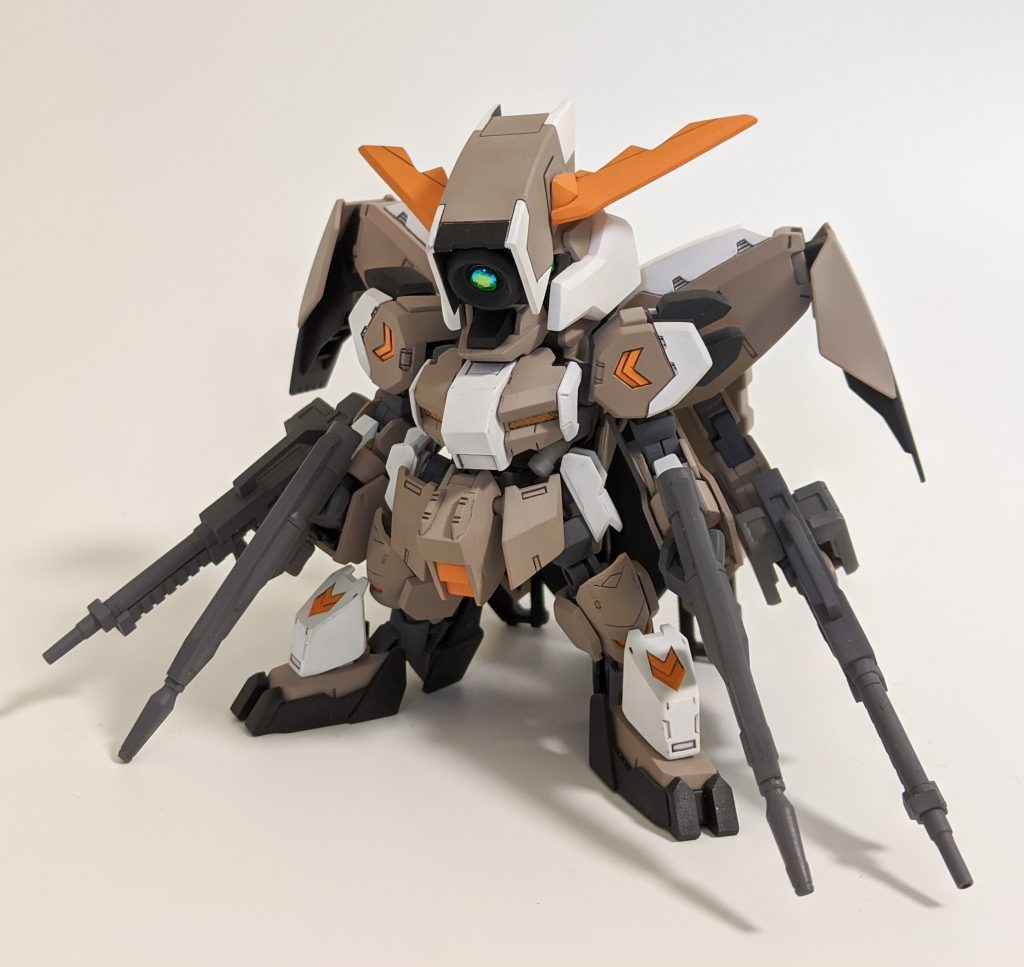 ライフルは鉄血武器セットが買えず4丁揃えられませんでした。
なので代わりのを装備させています。