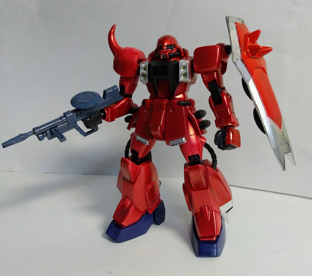 マーカーエアブラシを使用しています。
ロイヤルメタルレッドで仕上げました。