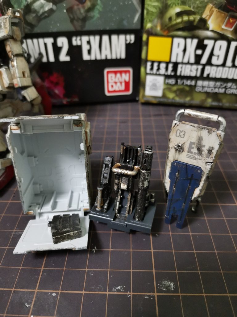 ウェポンコンテナとシールドのギミック
MGと大差ないくらいアニメのギミックを再現できてると思います‼️