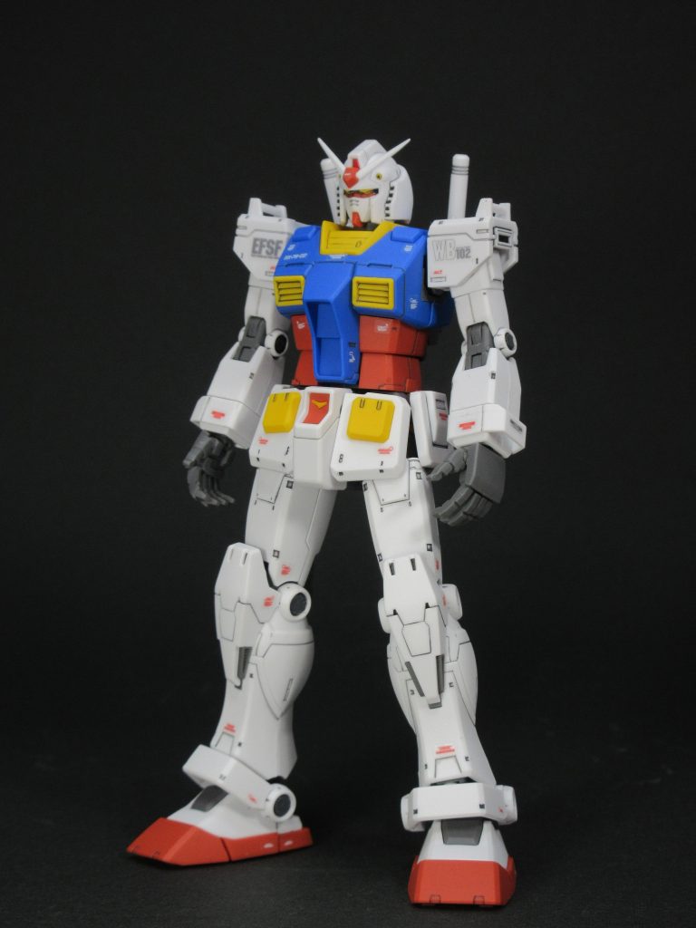 HG ガンダム(オリジンVer.)中期型–2枚目/制作者：萩原悠