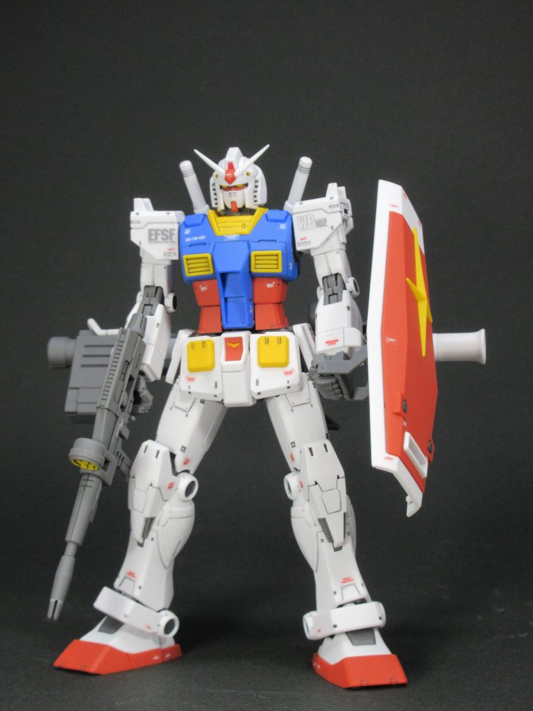 HG ガンダム(オリジンVer.)中期型–4枚目/制作者：萩原悠