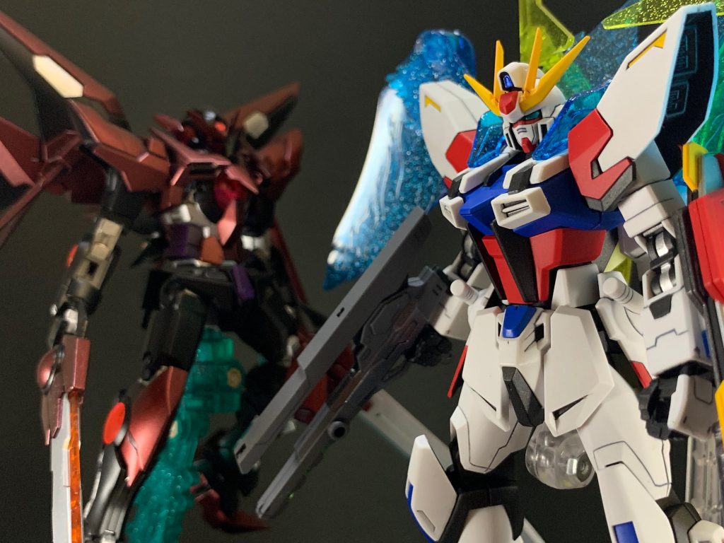 以前作ったエクシアダークマターと。