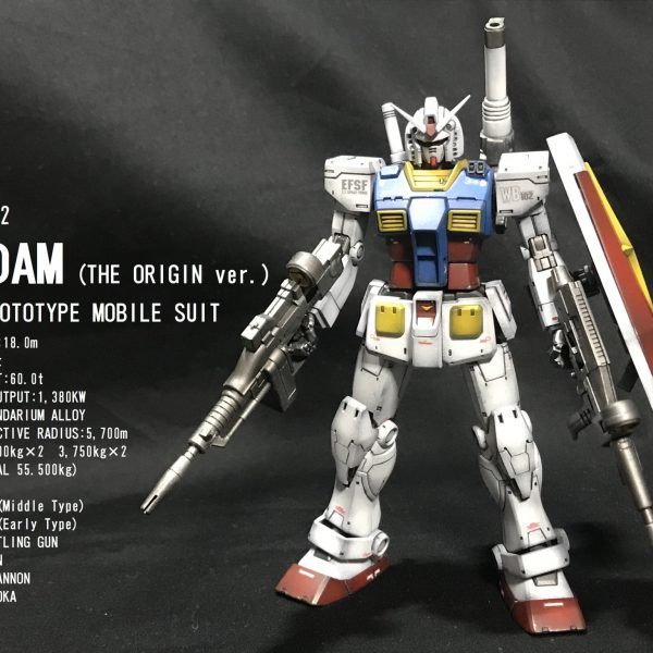 HG RX-78-02 ガンダム(THE ORIGIN ver.)