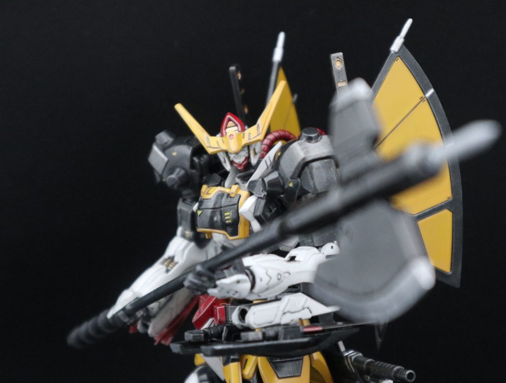 バスターアックスを構えて