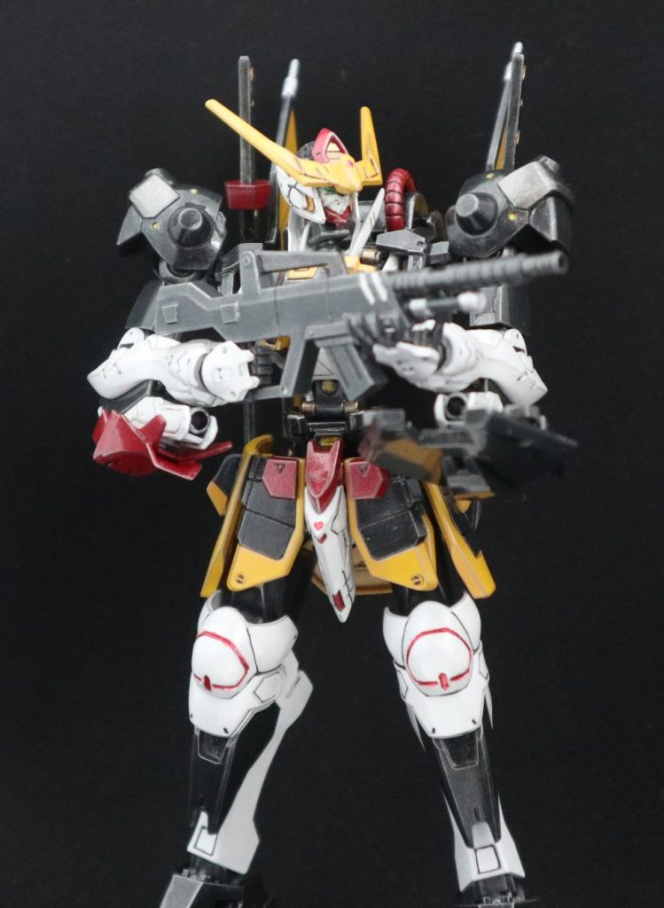 110㎜ライフルを構えて