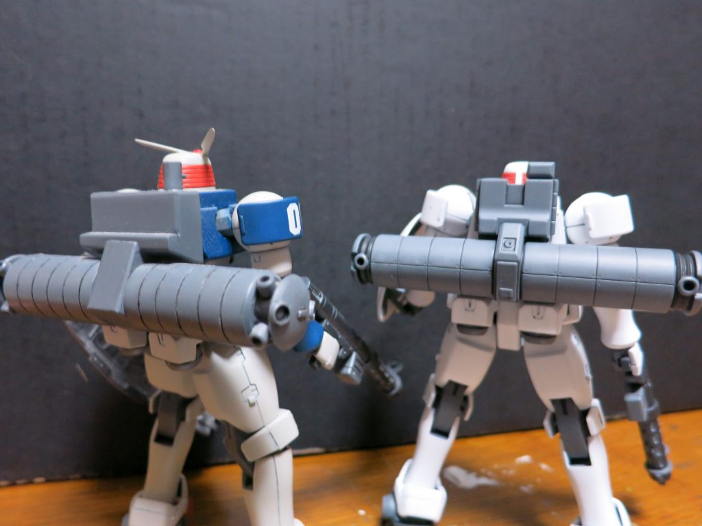 過去作のＧリーオー01ではプラ材や流用パーツのミキシングで宇宙用ランドセルを作りましたが、やはり純正品と比べるとディテールが…それに材料によっては結構重くなってしまうんですよね。