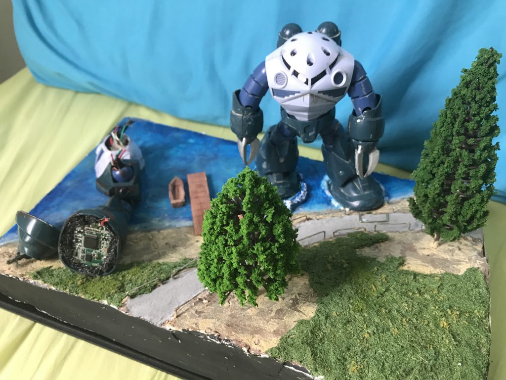 もうちょっと上からのショット