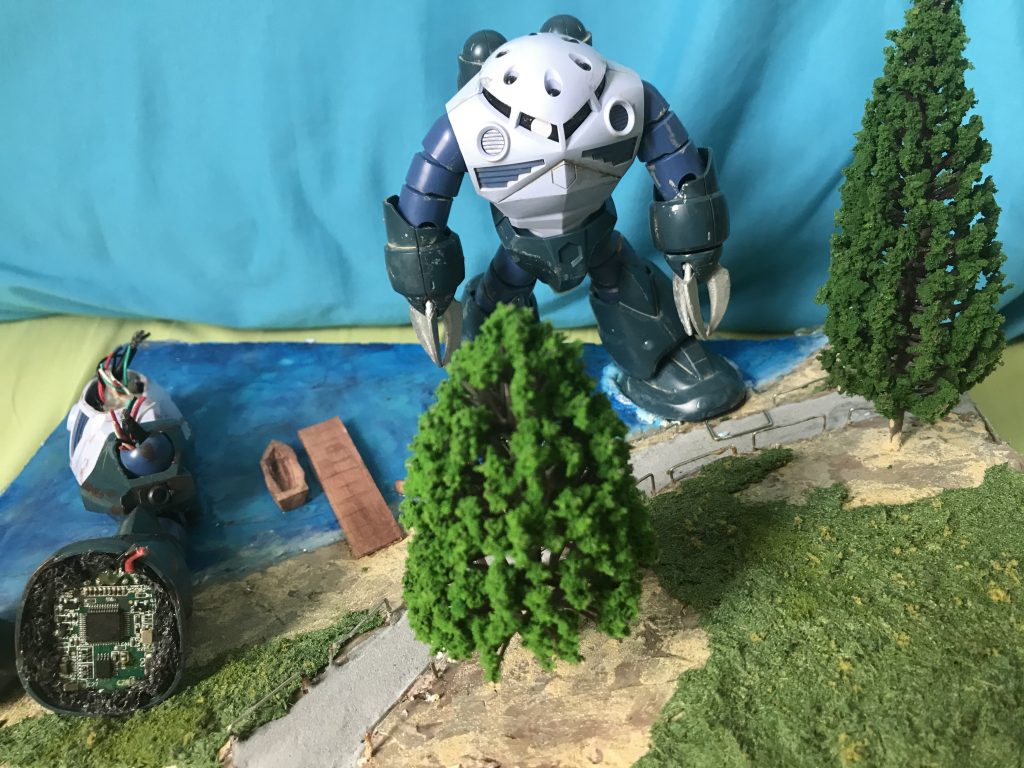 上からのショット