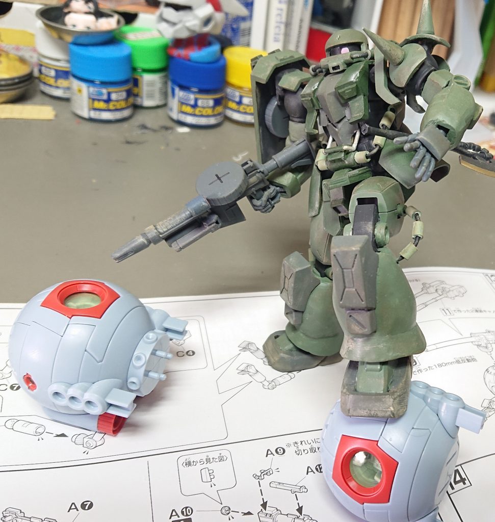 ~おまけ~
作ってる段階で去年作ったスクラッチザクでサッカー