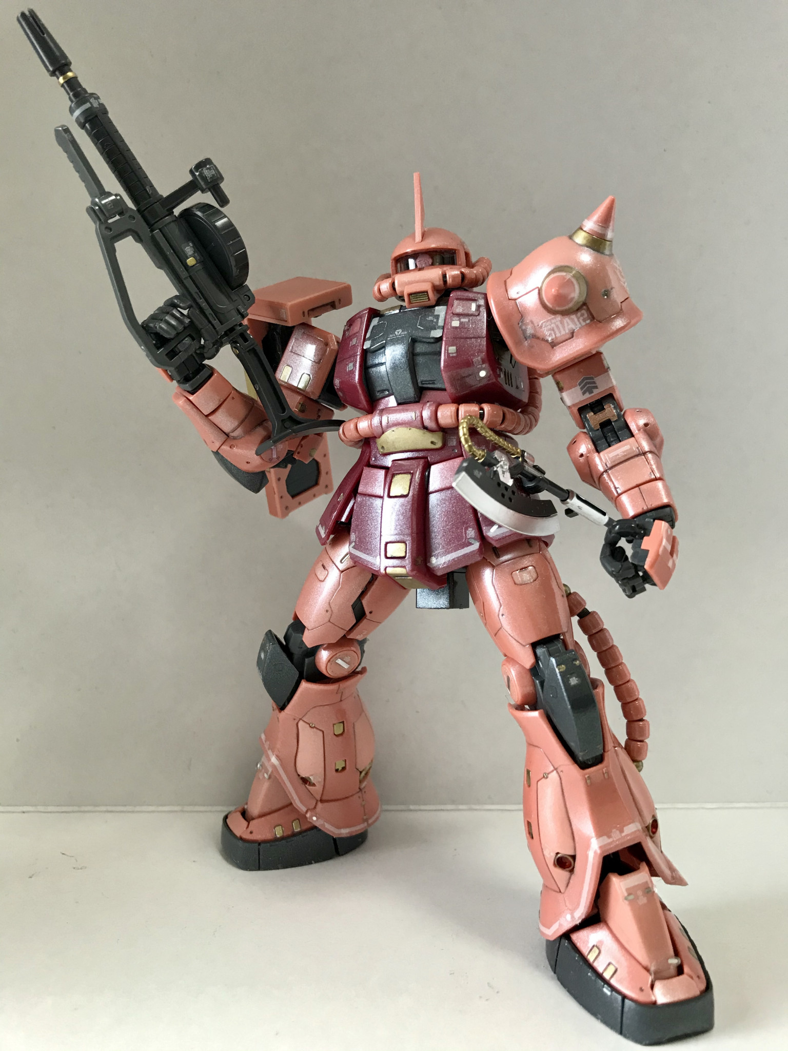 RGシャア専用ザク（改修）｜mkokuさんのガンプラ作品｜GUNSTA（ガンスタ）