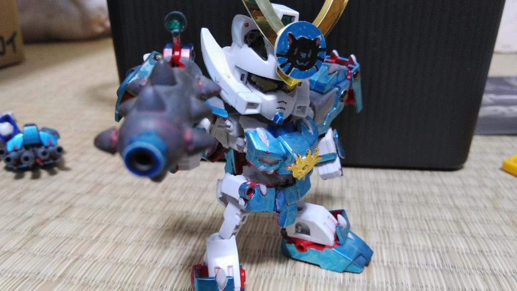 バズーカにもなります。いつか鎧状態も作りたいです。