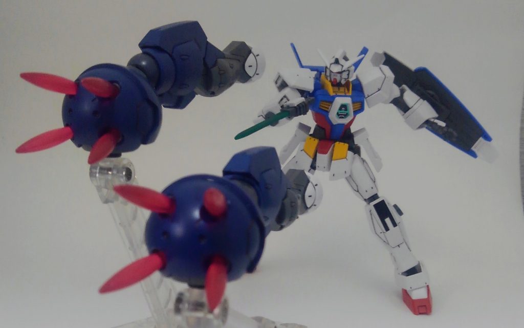 切り札のいくつもの愛を重ねて的な攻撃。ちなみにスパローのニードルガンも展開できます。