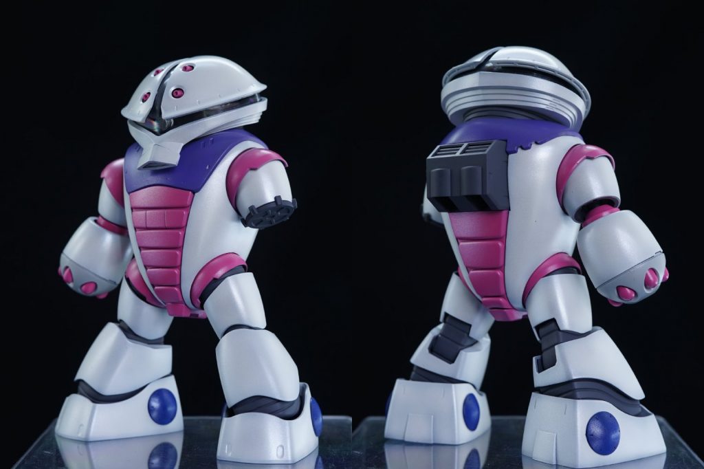 ## 基本色塗装完了
軽めにグラデを入れつつ、各部をラッカー塗装。