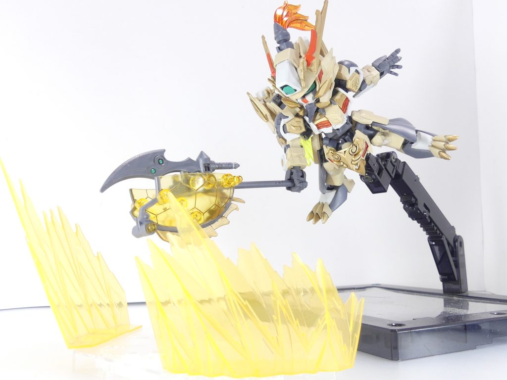 かつてのシリュウ：約一年前、シドの操るガンダムテルティウムに完敗したシリュウ。折しも「鉄血」武装がＧＢＮでも自由に使用可能になり、ネオ・ブレイクデカールが猛威を振るっていた頃。自分のガンプラを一から作り直す（リベイク）ことを決意。メモリだけをそのままに、新たな機体で強敵と相対した。