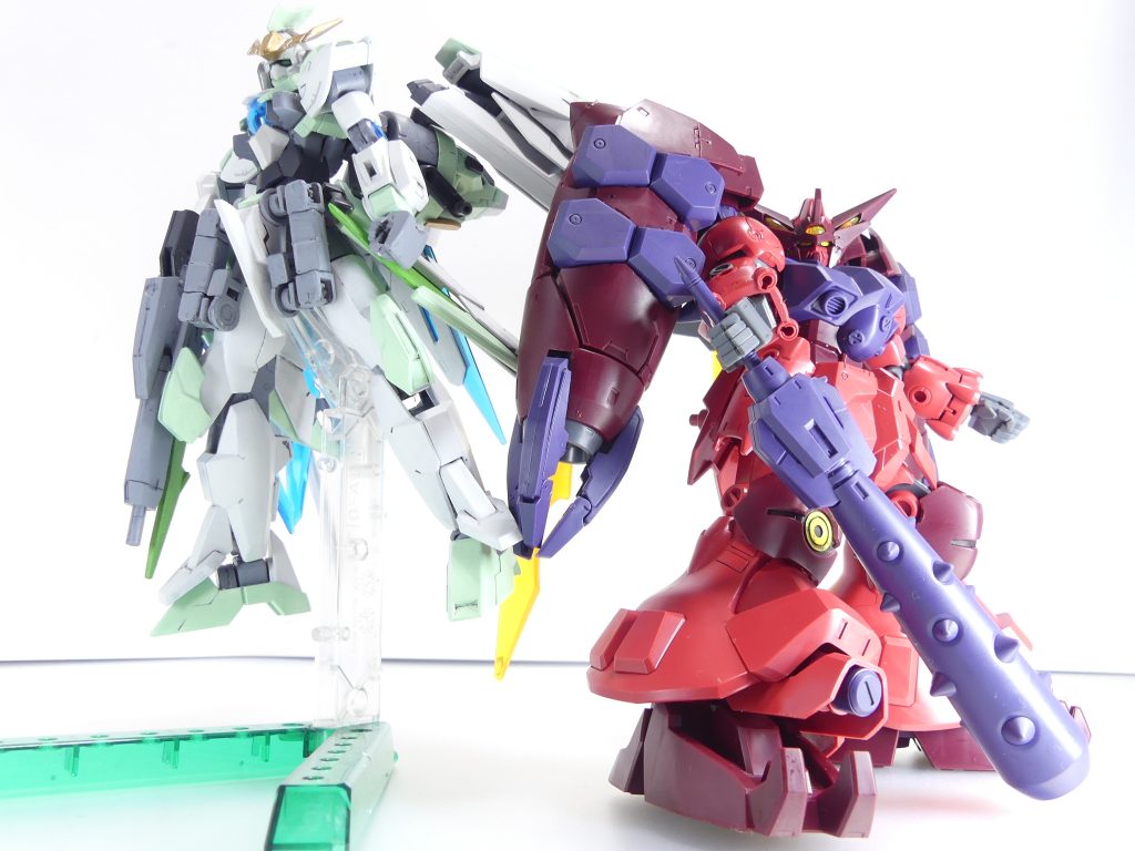 「ネオ・ブレイクデカール戦役」の中で：ＧＮヴィンテージとＧＰ－羅刹。ひたすら強者ばかりを喰らうオーガにとって、弱者･･･もとい「武器庫」でありながら、武装を通じて皆が強者になれる道をも探すアルザスの「味」は興味を引くものだった。「あたし達がビルドした武装が、GBNの未来を繋いでくれる」（無印第43改からの引用）。「ネオ・ブレイクデカール」を巡る戦いの中、二人は幾多の戦場で共闘したという。