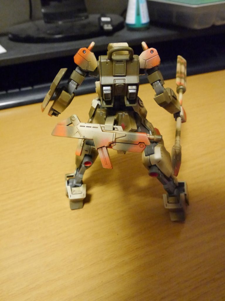 バックショット
ライフルも同じように迷彩