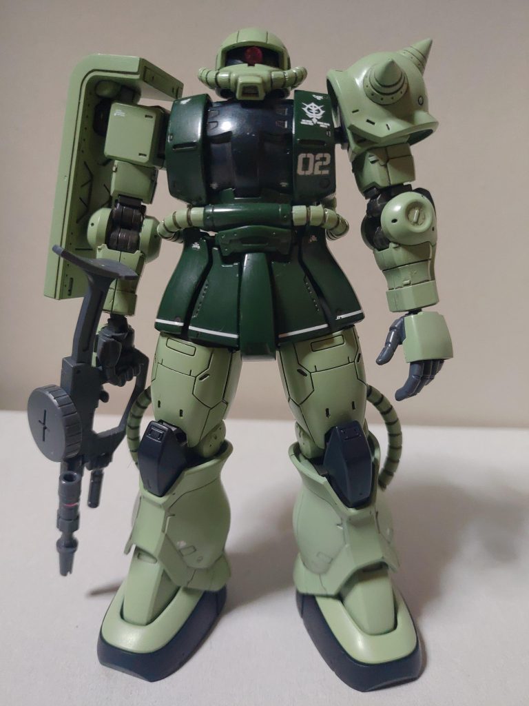 武器と関節とランドセルは成型色のまま。