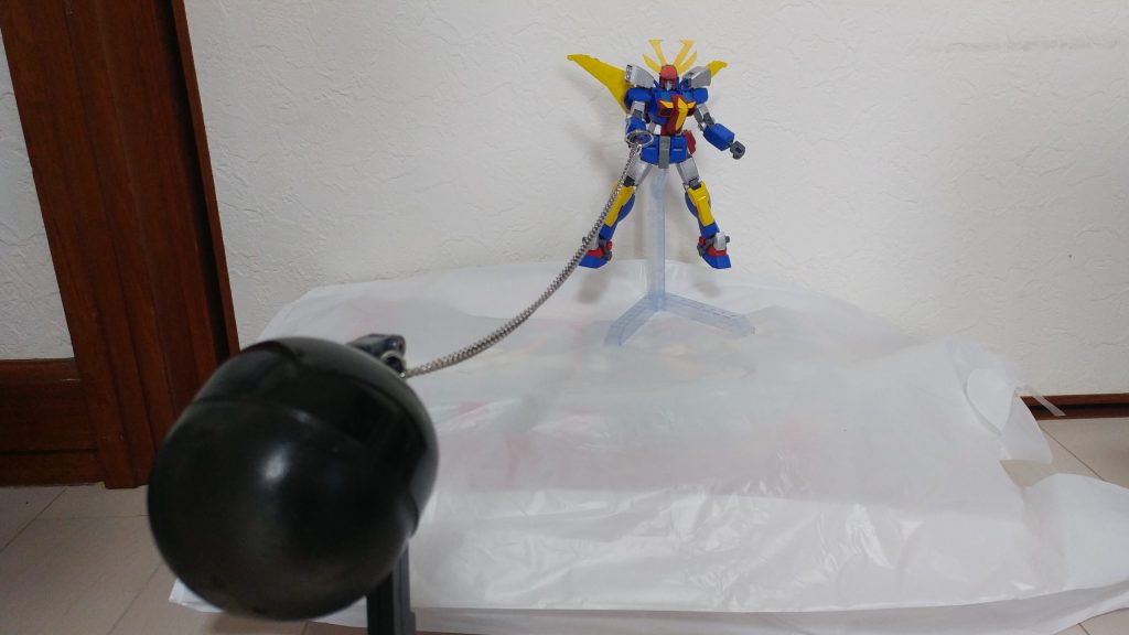 ビッグハンマーハンマーというよりかは鉄アレイの武器本物のチェーンを使用したこのハンマーは一振りで高層ビルを粉々にする破壊力がある