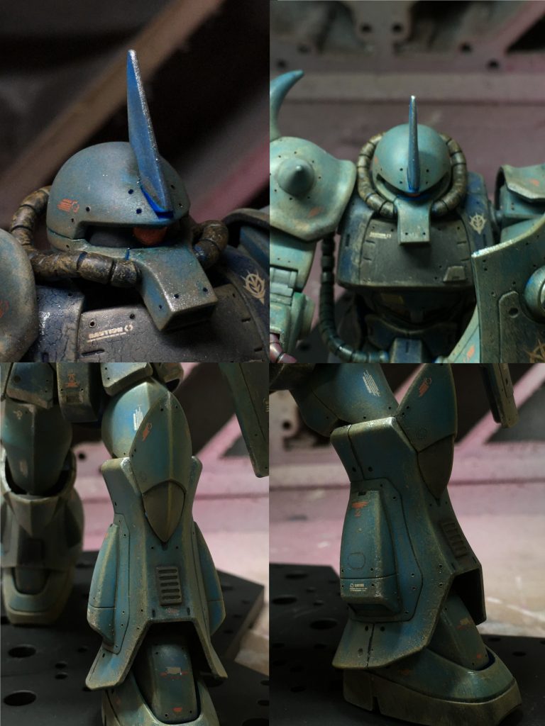 MS-07B GOUF HGUC196 きったねぇ～！たまには洗えよっ–5枚目/制作者：石井真幸