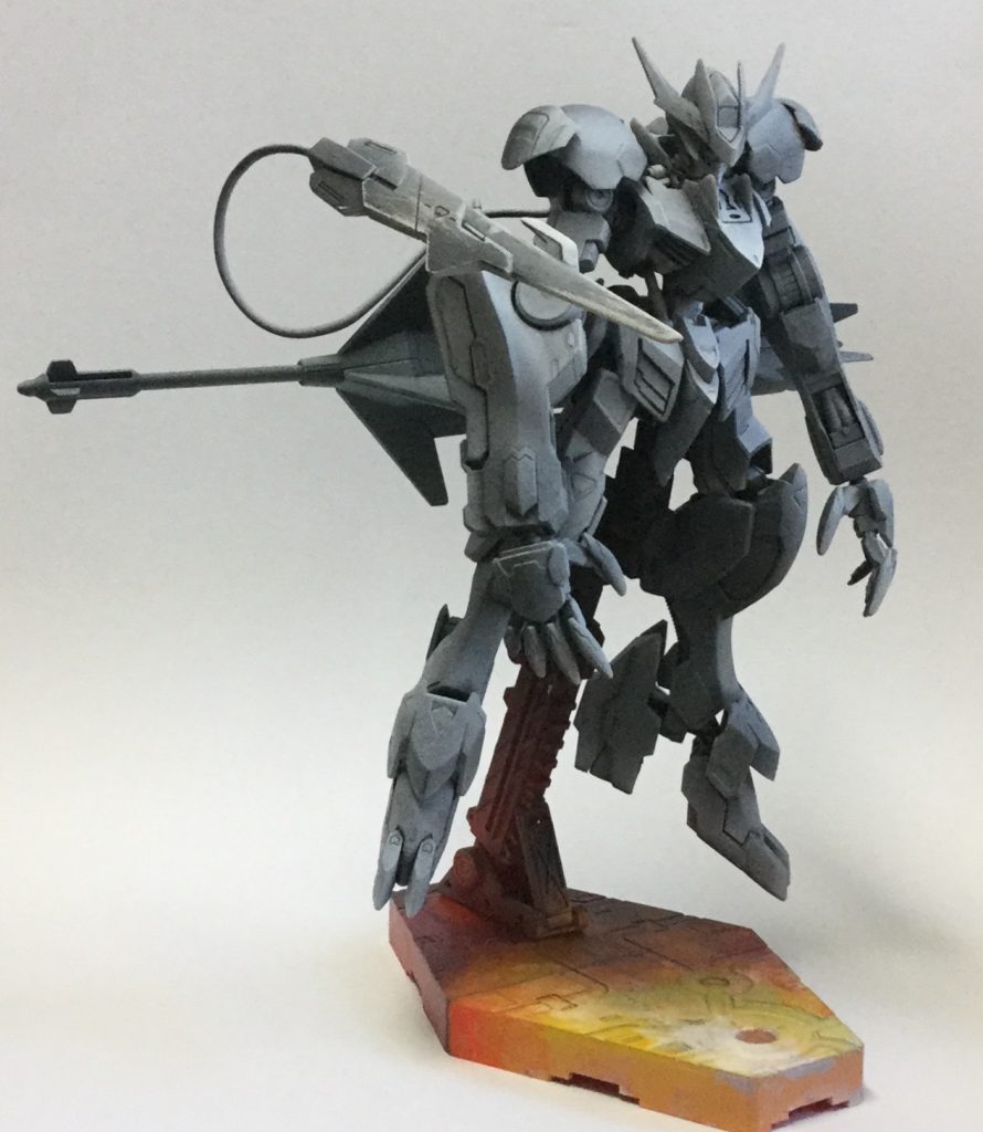 塗装前のサフ吹き状態