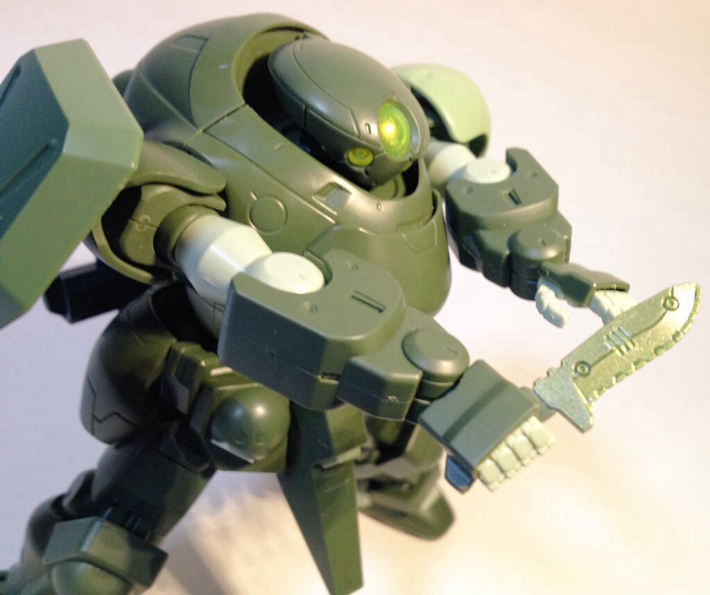 ぶき 2
ナノラミネートナイフ

塗装は下手で苦手。でも塗るときゃ塗ったる！
蛍光とメタリックの重ねでおもろくなったけど、写真にはうつりにくいジレンマ。