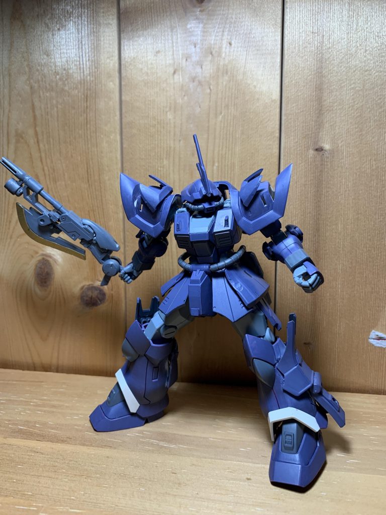 武器もオリジナル感を出すためにジャンクパーツで作成。イフリートはジェネレータ出力の関係でビーム兵器は持てなかった気がしますが、そこは改善したということで、