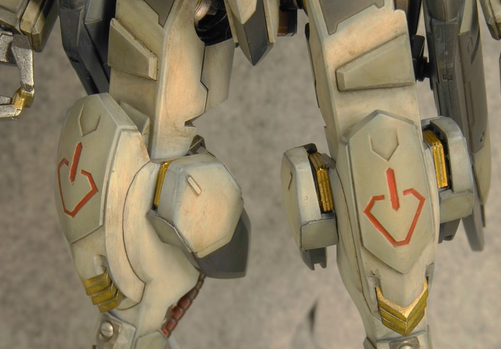 太腿と膝、完成