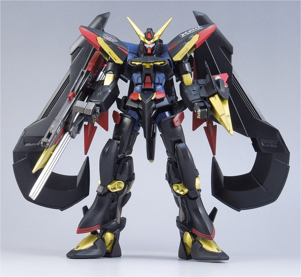 HG　アストレイゴールドフレーム天ミナ主体の　HGブリッツガンダムとのミキシングです。首がやたらと長かったので縮めました。