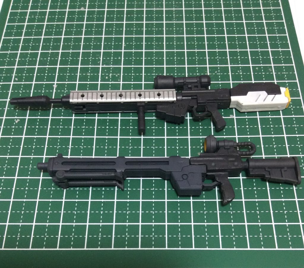 マシンガンの中央は複製に挑戦してみたものです。