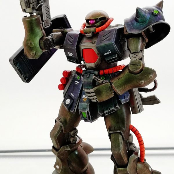 RE ザクFZ ウェザリング多め 少しマジョーラ