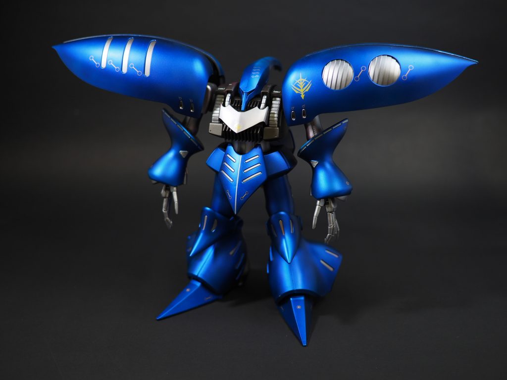 MG キュベレイ 1/100 改修塗装済み完成品 アクションベース付