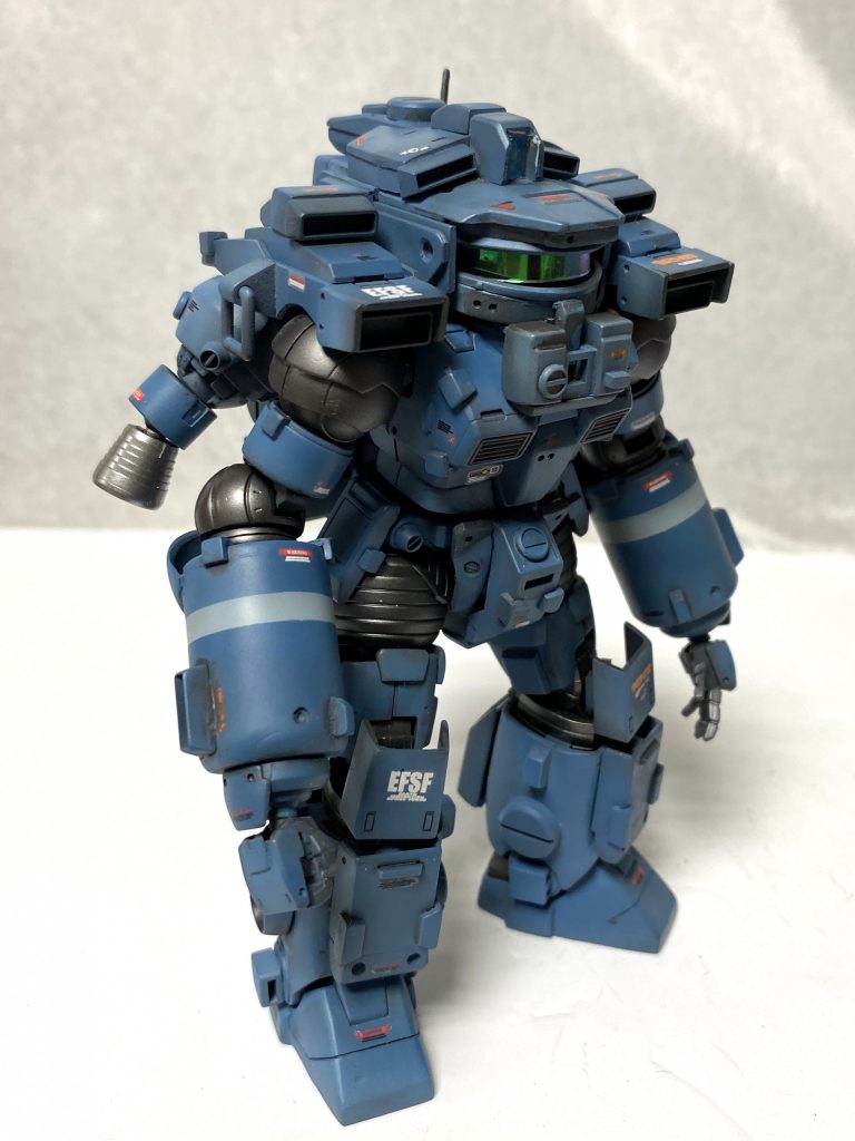 デカール貼って艶消し、墨入れフィルタリング。