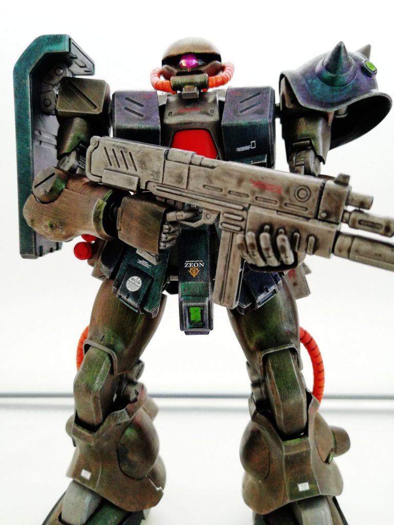 RE ザクFZ ウェザリング多め 少しマジョーラ–3枚目/制作者：避雷針