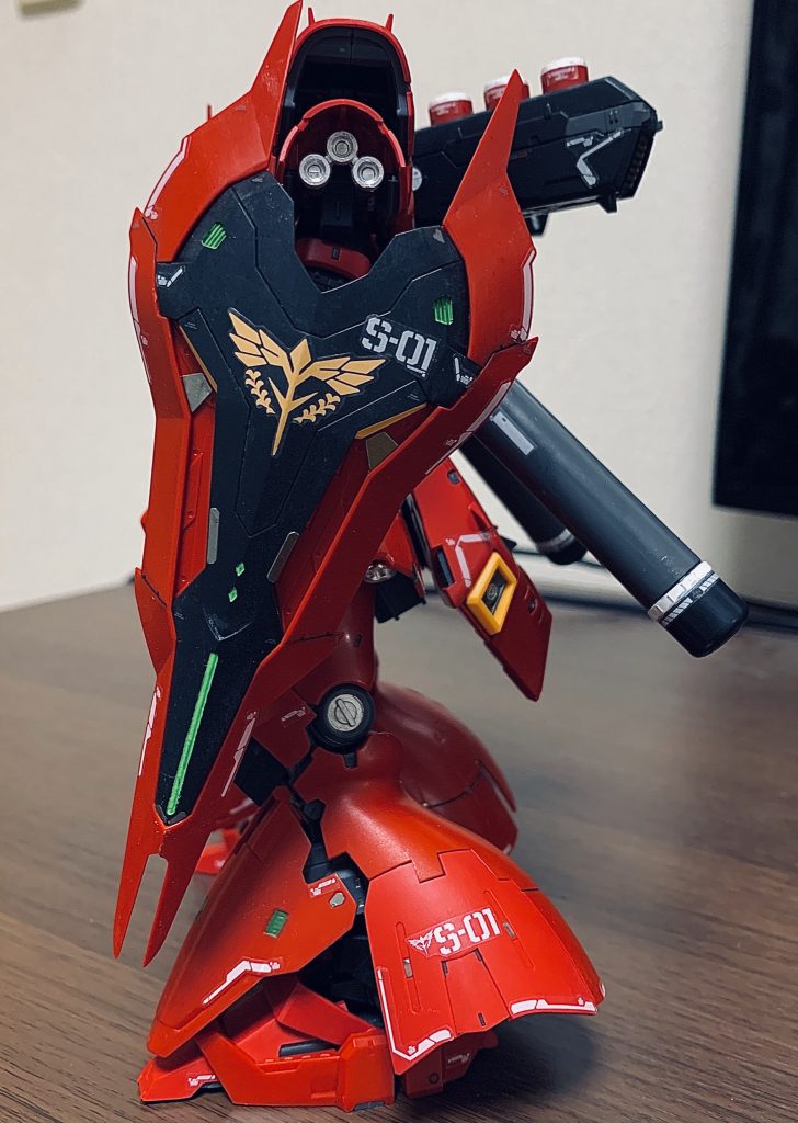 最終的な仕上がりを考慮してもっと汚れやトップコートの吹き方に配慮すべきだった...