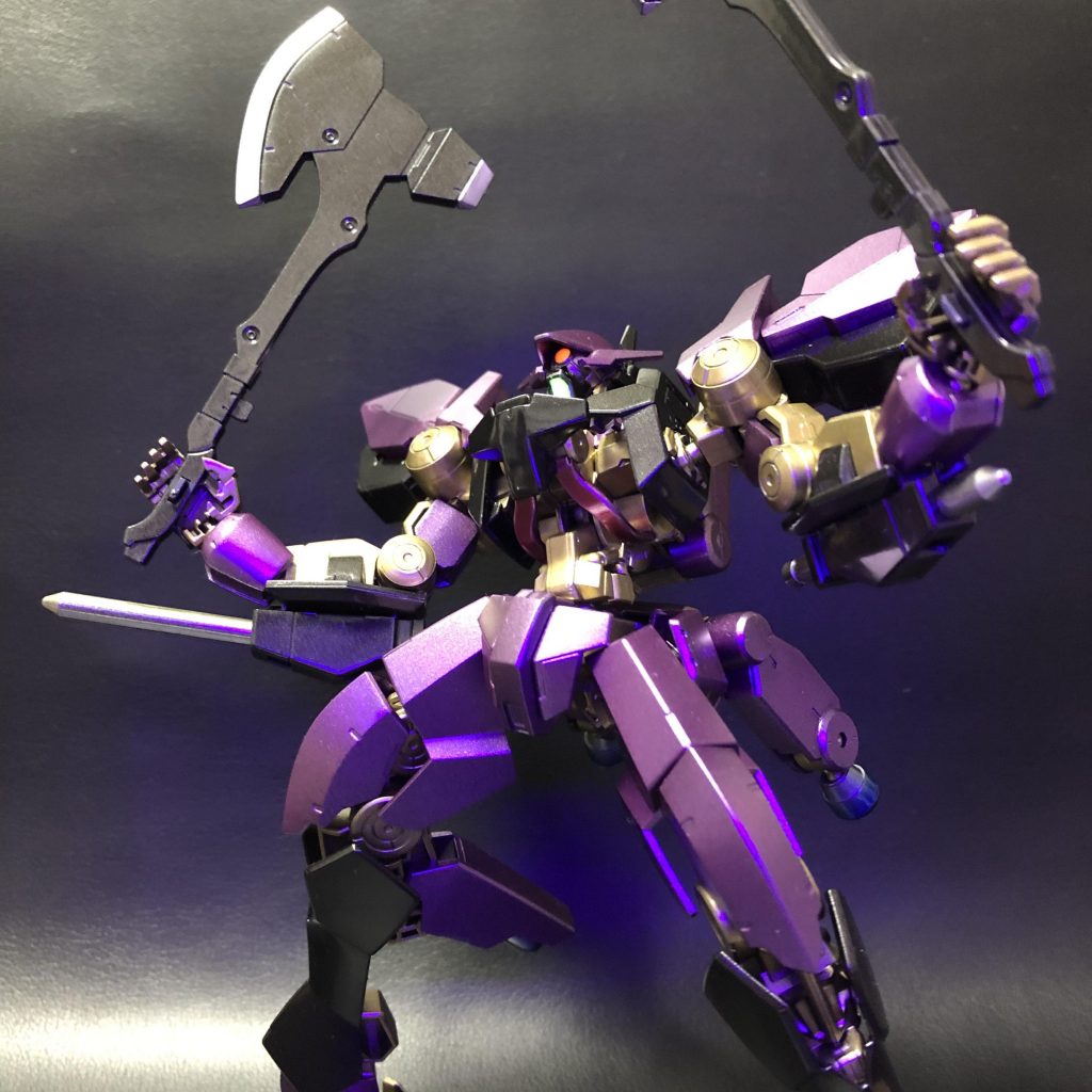 今回もモノアイ？を蛍光塗料で部分塗装！