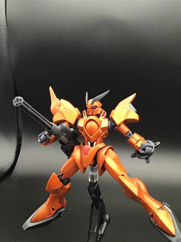 第3話で、カミオンの荷台から拾って使ってたガトリングガン。MGのコアブースターverKaに付属する物がそのまま使えます。