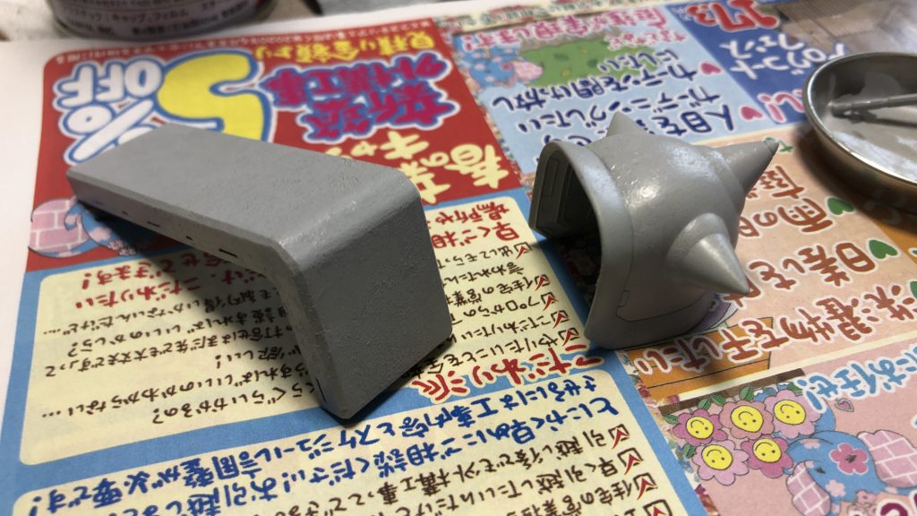 初塗装で鋳造表現にチャレンジ！