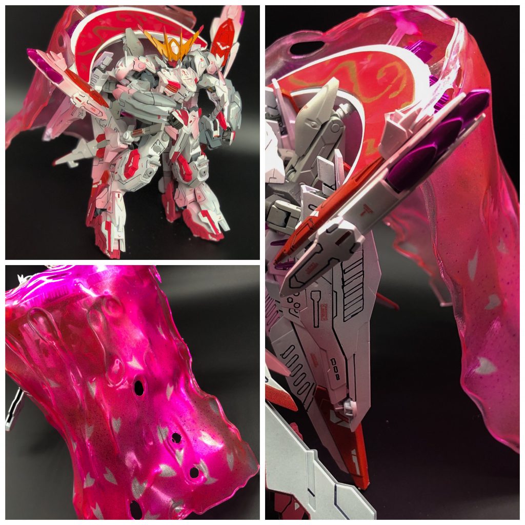 サクラクロス(桜衣)なのでマントエフェクトも作成してみました。( ´ ꒳ ` )ノつけない方がかっこいい気がするハヤブサ屋であった(笑)