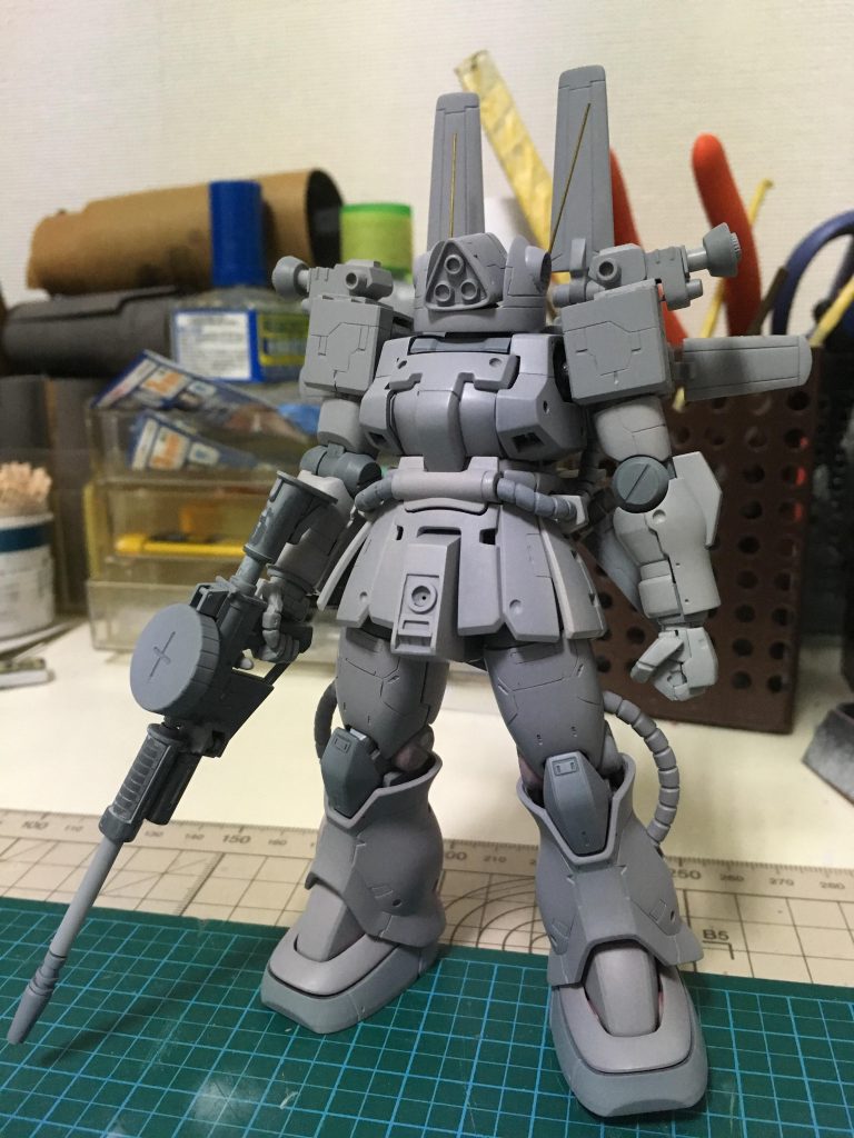 サフ吹きの状態。