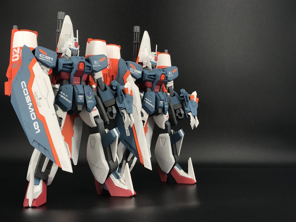 同じ機体を二つつくったので並べるだけでかっこいいです^_^