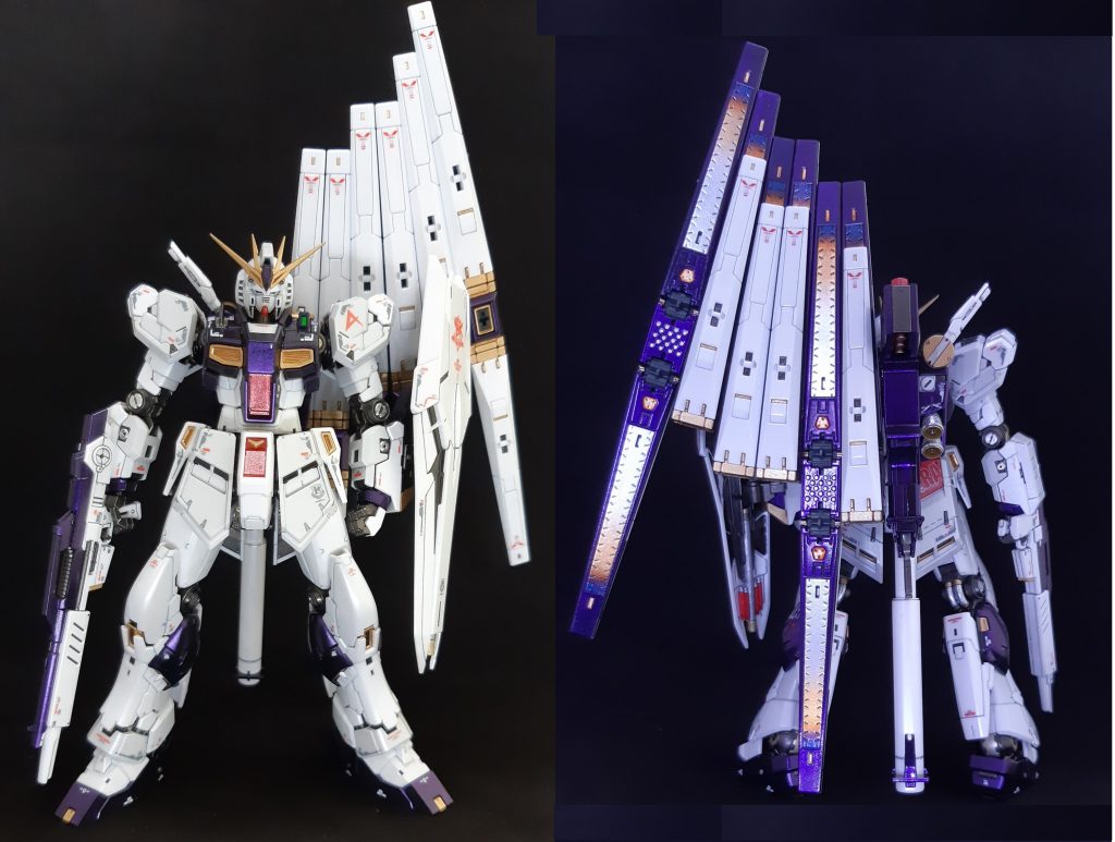 ＲＧ　νガンダム　パール塗装–4枚目/制作者：akasoo