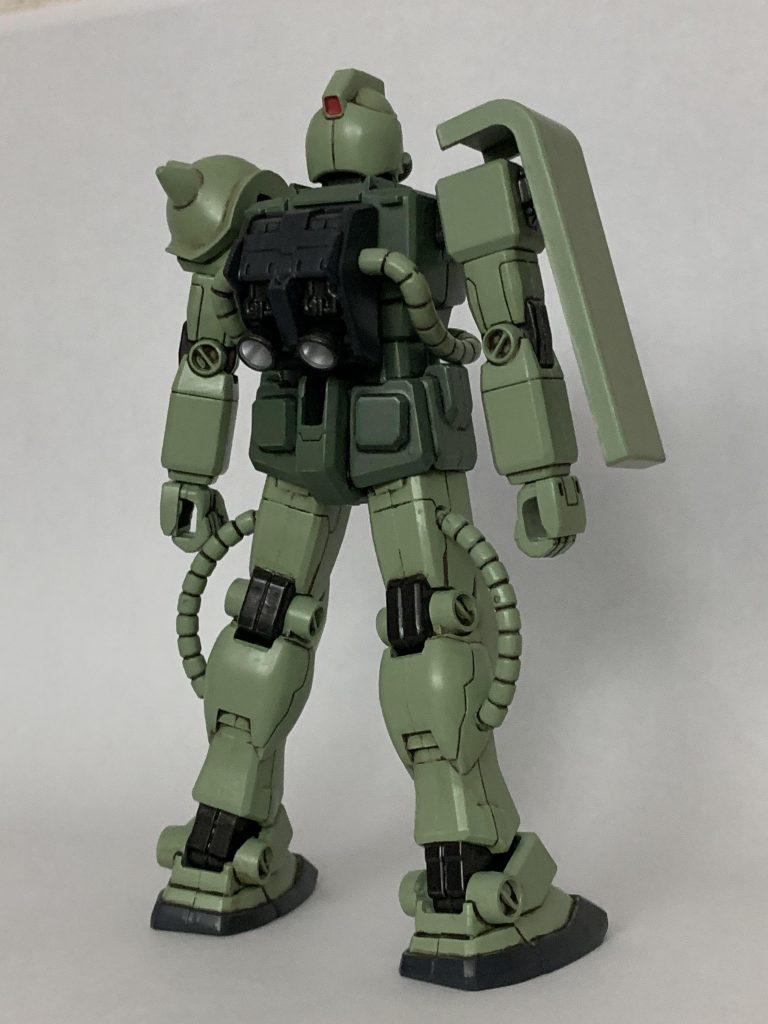 FGガンダムとザクのニコイチです