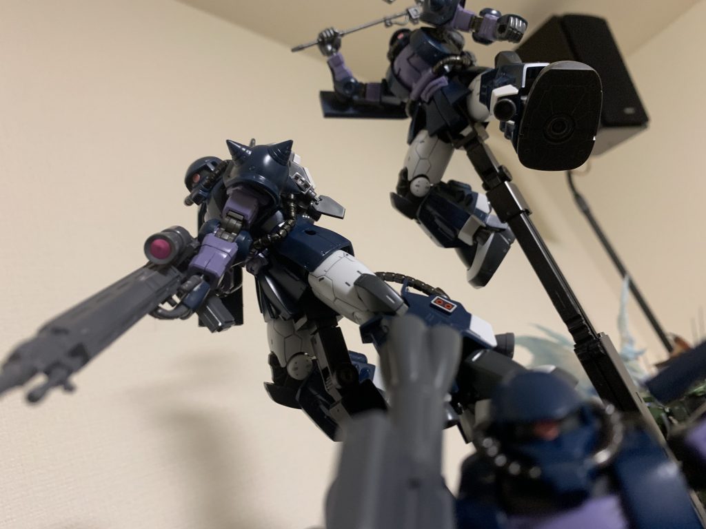 黒い三連星！–2枚目/制作者：96模型店@店長ぐらむ