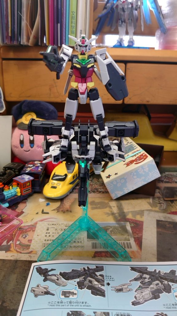 コアガンダムとジュピターブアーマーに分離した状態